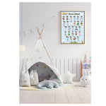 Laad de afbeelding in de Gallery-viewer, DotasToys Dieren Alfabet Poster - Educatief - Kinderkamer Decoratie - DotasToys
