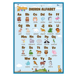 Laad de afbeelding in de Gallery-viewer, DotasToys Dieren Alfabet Poster - Educatief - Kinderkamer Decoratie - DotasToys
