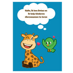 Laad de afbeelding in de Gallery-viewer, DotasToys Dieren Alfabet Poster - Educatief - Kinderkamer Decoratie - DotasToys
