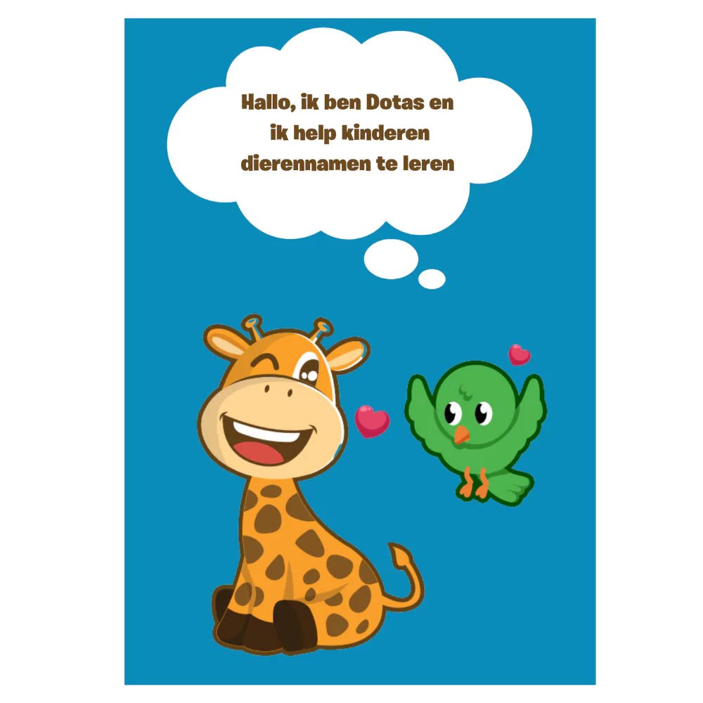 DotasToys Dieren Alfabet Poster - Educatief - Kinderkamer Decoratie - DotasToys