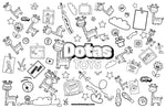 Load image into Gallery viewer, Dotastoys kleur placemat - PixaToy

