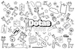 Laad de afbeelding in de Gallery-viewer, Dotastoys kleur placemat - PixaToy
