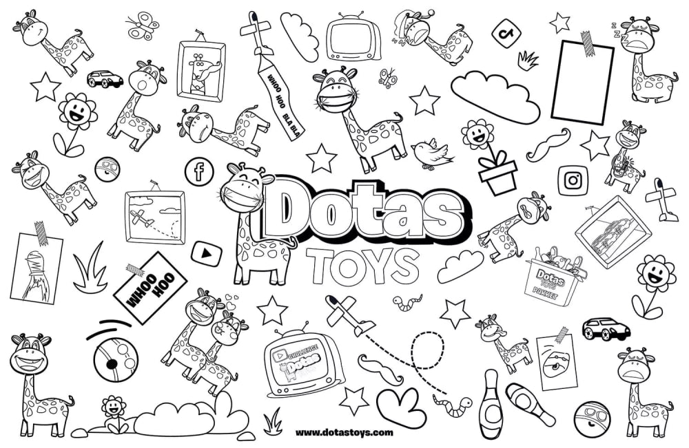 Dotastoys kleur placemat - PixaToy